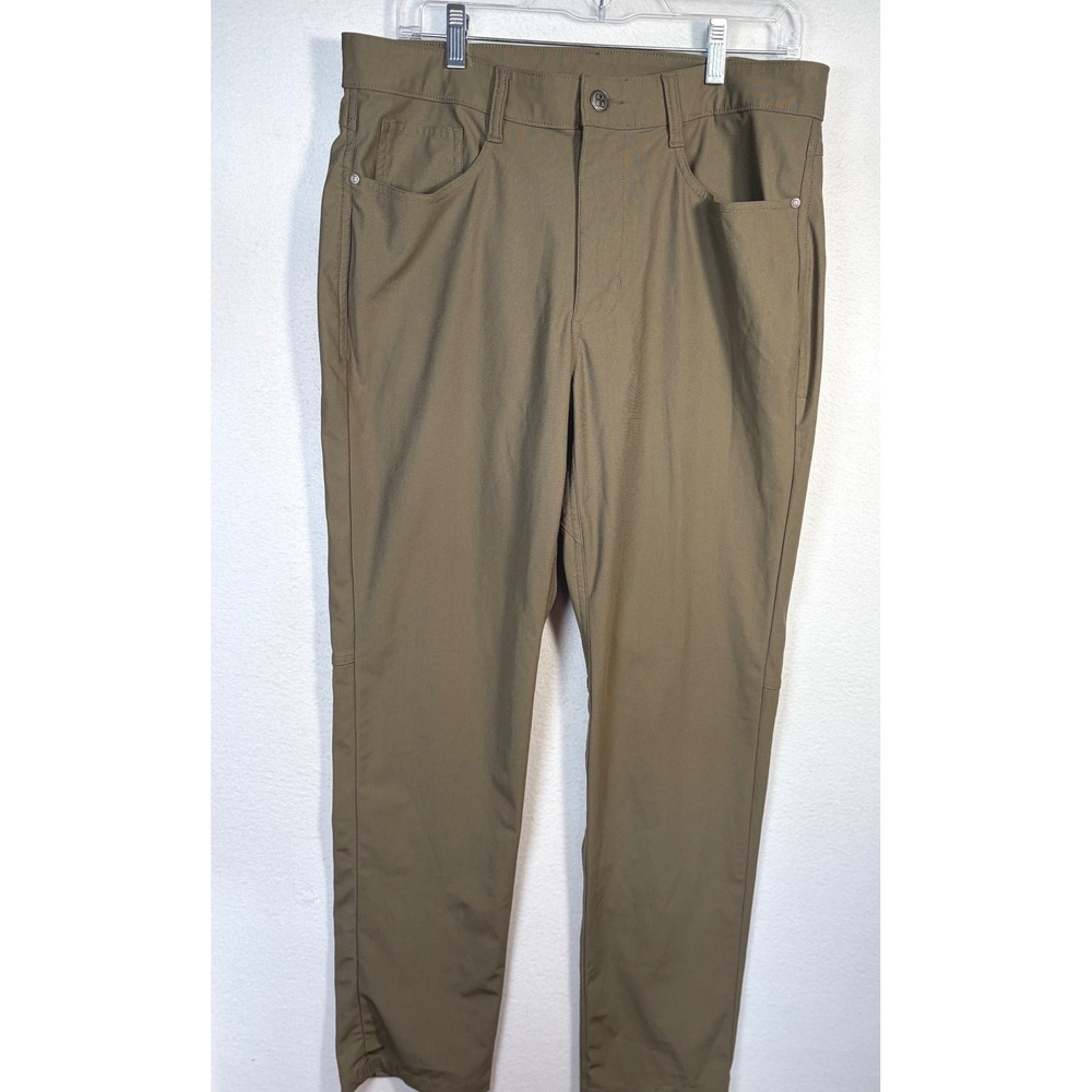 Swiss Tech Performance Pants Mens 34x34 Olive Excellent Straight Leg Outdoor